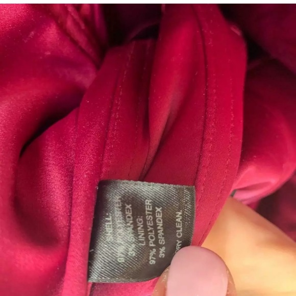 WHBM Strapless Sheath Bow Dress Pink - Picture 5 of 6